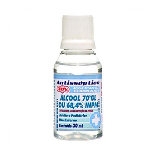 Álcool 70% ADV 30ml