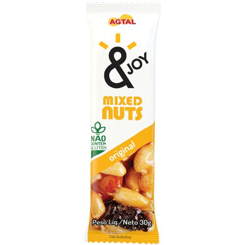 Barra Mixed Nuts Agtal original 30g