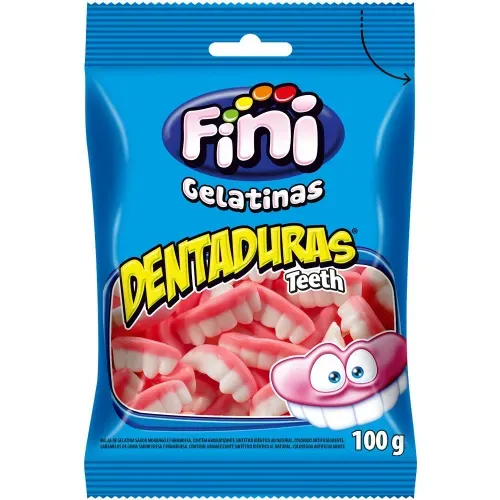 Balas de Gelatina Fini dentaduras 100g