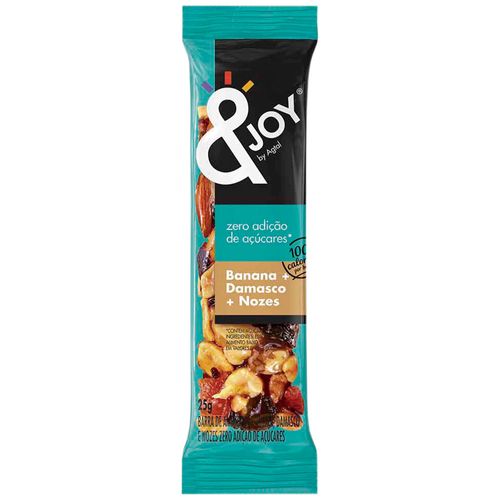 Barra &Joy Agtal Zero Açúcar Banana + Damasco + Nozes 25g