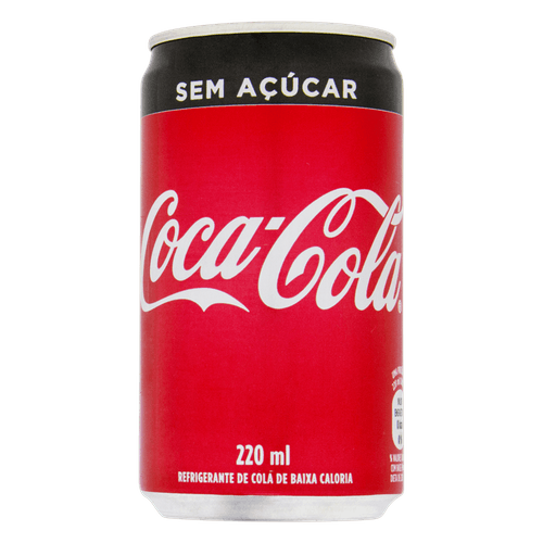 Refrigerante Coca Cola Zero Lata 220ml