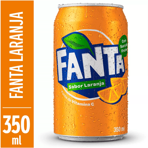 Refrigerante Fanta Laranja Lata 350ml