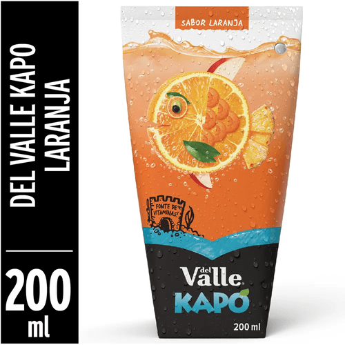 Suco Kapo Del Valle Laranja 200ml