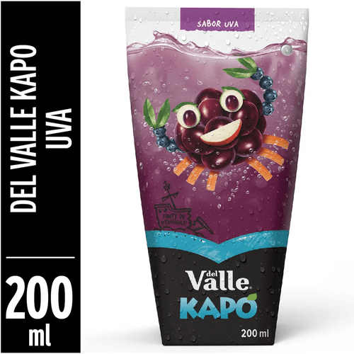 Suco Kapo Del Valle Uva 200ml