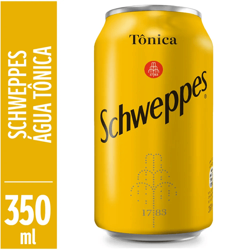 Água Tônica Schweppes Lata 350ml