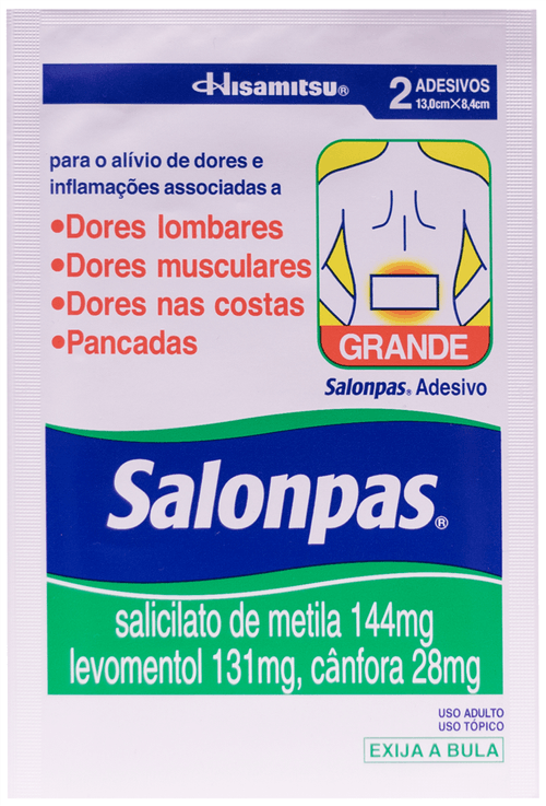 Salonpas Adesivo Grande com 2 Unidades