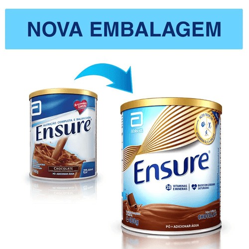 Suplemento Nutricional Ensure Pó Chocolate 400g