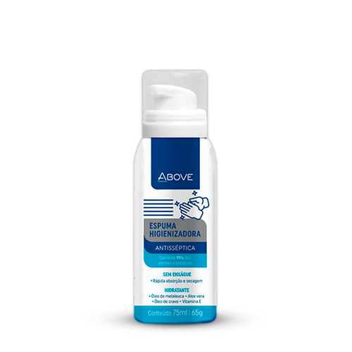 Espuma Higienizadora Antisséptica Above 75ml