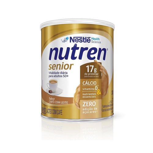 Complemento Alimentar Nutren Senior Pó Café com Leite Lata 370g