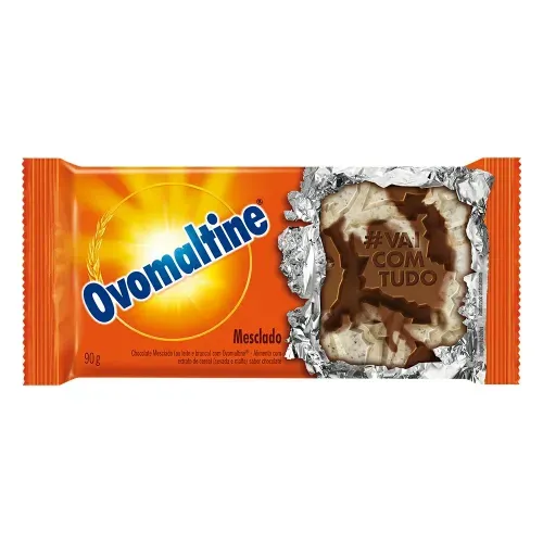 Chocolate Ovomaltine Mesclado Barra 90g