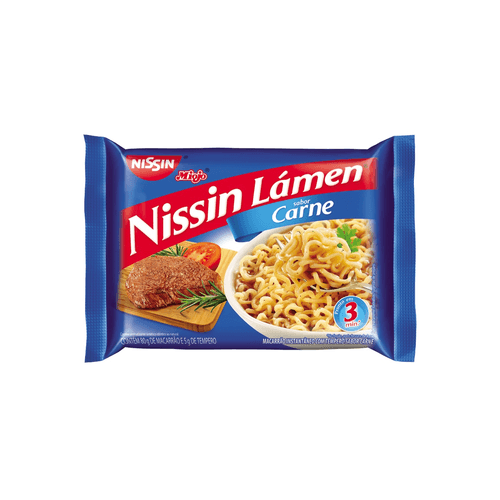 Macarrão Instântaneo Nissin Lamen Carne 85g