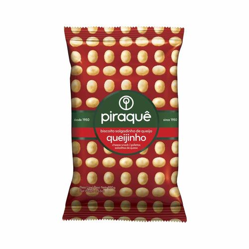 Biscoito Salgadinho Piraquê Queijinho 100g