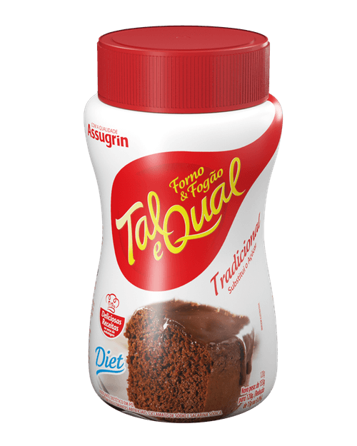 Adoçante Culinário Tal e Qual Forno e Fogão 120g
