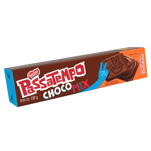 Biscoito Passatempo Chocomix Chocolate 130g