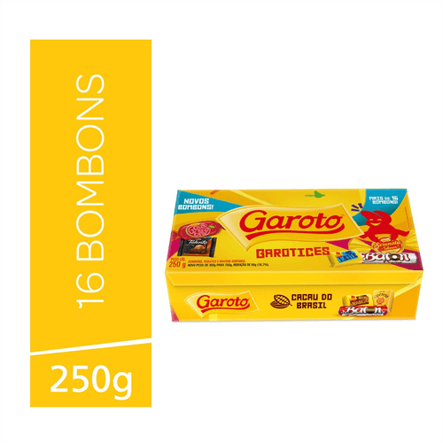 Bombom Garoto Sortido Caixa 250g