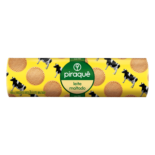 Biscoito Piraque Leite Maltado 132g