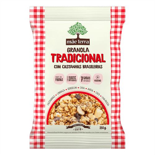 Granola Tradicional com Castanhas Mãe Terra 250g