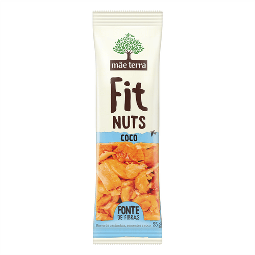 Barra de Cereal Fit Nuts Coco Mãe Terra 25g