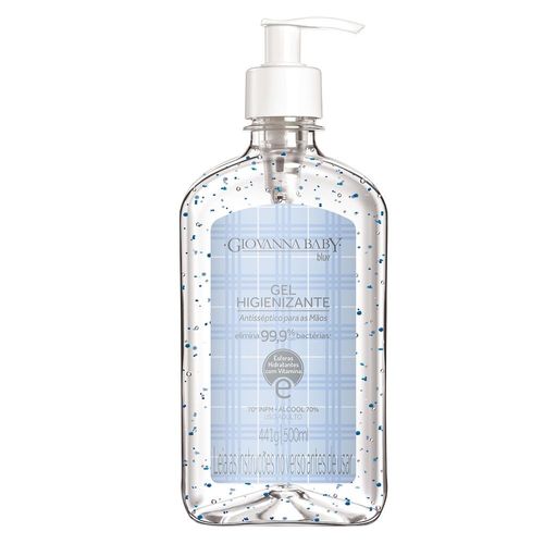 Álcool em Gel Higienizante Giovanna Baby Blue 70º 500ml