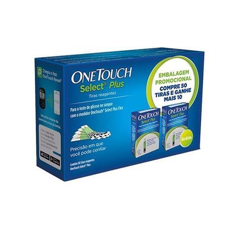 Tiras One Touch Select Plus 50+10 unidades