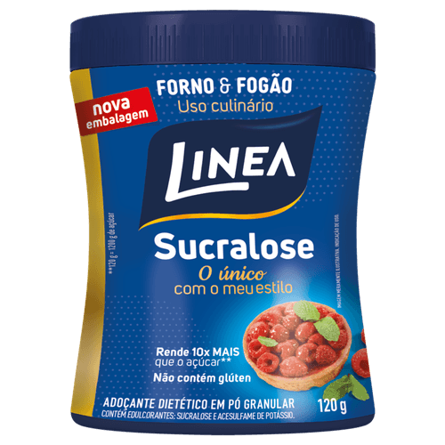 Adoçante Linea Sucralose Pó Granulado Forno&Fogão 120g