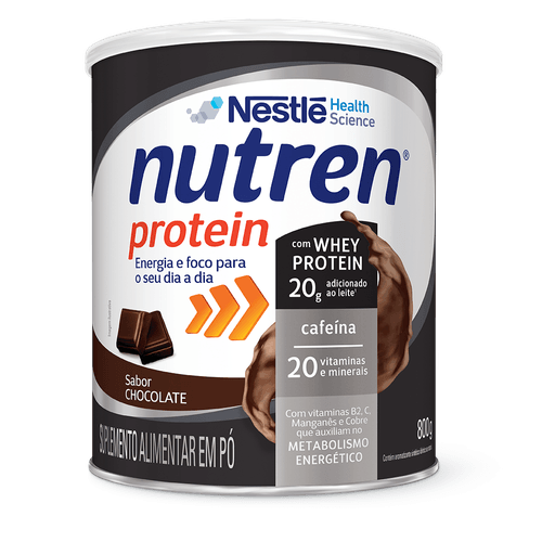 Suplemento Alimentar Nutren Pó Protein Chocolate 800g
