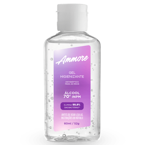 Álcool em Gel Higienizante Ammore 70° 60ml