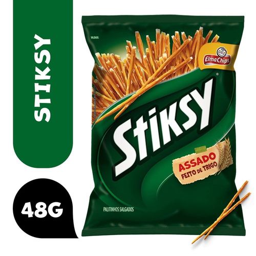 Palitinho de Trigo Stiksy Elma Chips 48g
