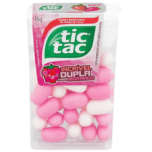Pastilhas Tic Tac Morango 16g