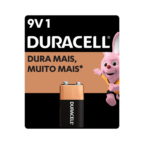 Bateria Alcalina Duracell 9v