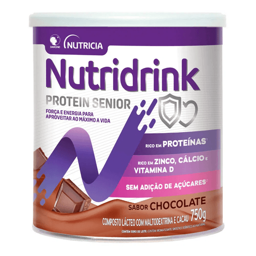 Composto Lácteo Nutridrink Protein Sênior Chocolate 750g