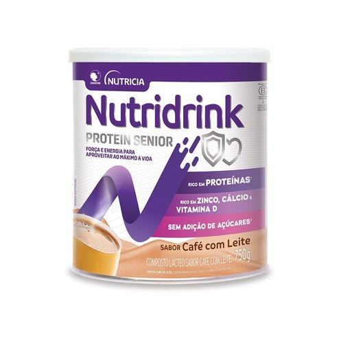 Composto Lácteo Nutridrink Protein Sênior Café com Leite 750g