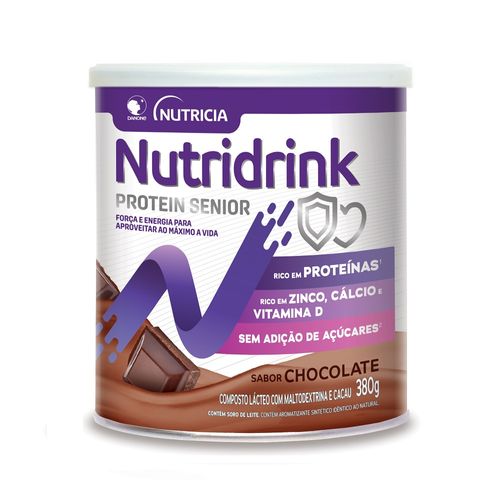Composto Lácteo Nutridrink Protein Sênior Chocolate 380g