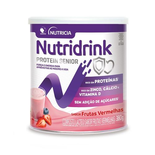 Composto Lácteo Nutridrink Protein Sênior Frutas Vermelhas 380g