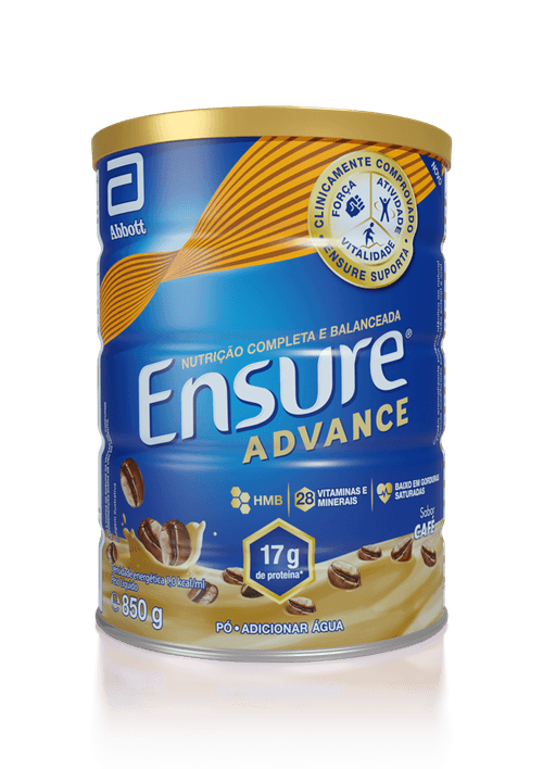 Suplemento Nutricional Ensure Pó Advanced Café 850g