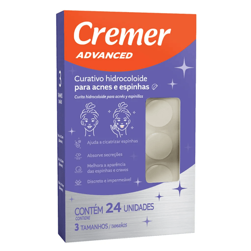Curativo para Acnes Cremer Advanced com 24 Unidades