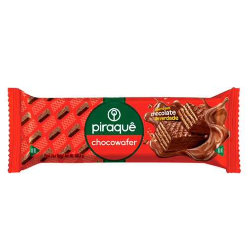 Biscoito Chocowafer Piraquê Chocolate 100,8g
