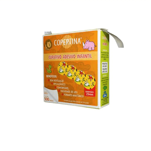 Curativo Adesivo Infantil Copertina Pós Coleta com 500 Unidades