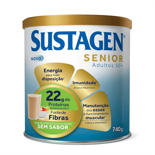 Complemento Alimentar Sustagen Senior Sem Sabor 740g