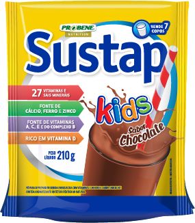 Sustap Kids Chocolate Sachê 210g