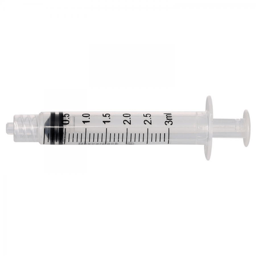 Seringa BD descartável Solomed 3ml sem agulha