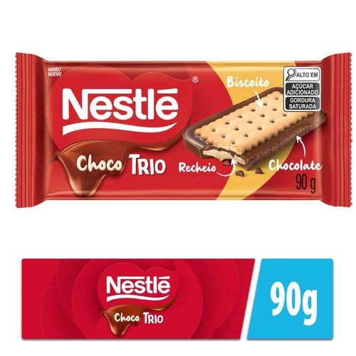 Chocotrio Nestle Pasta de Amendoim 90g