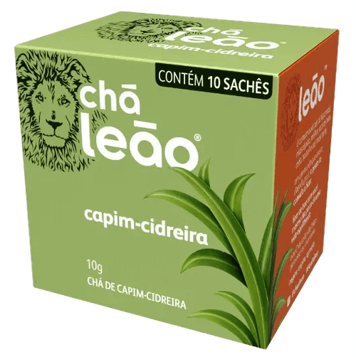 Chá de Capim-Cidreira Leão com 10 Sachês de 10g