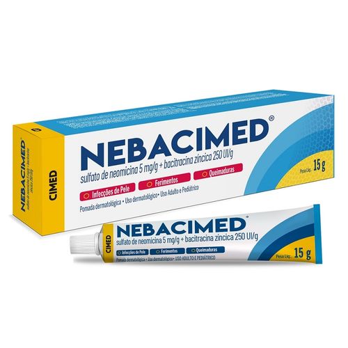 Nebacimed Pomada com 15g