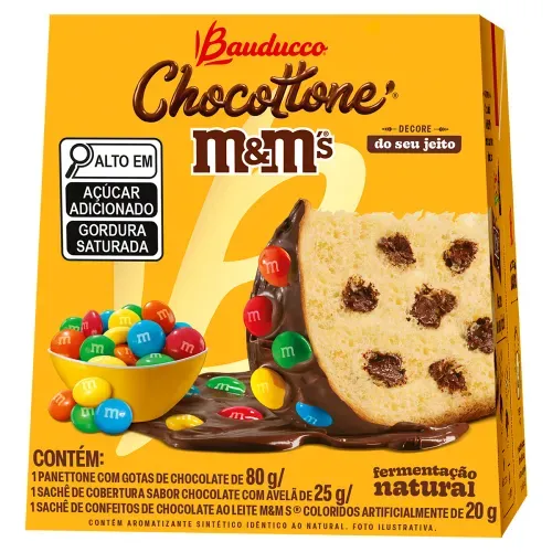 Mini Chocottone M&Ms Bauducco 80g