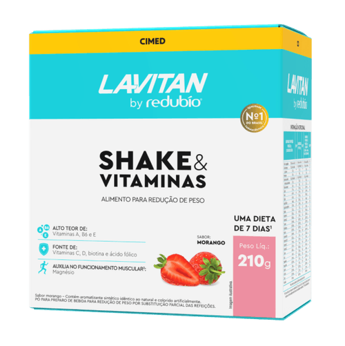 Lavitan by Redubío Shake Slim Morango 210g