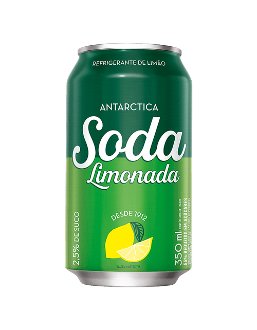 Soda Limonada Antarctica Lata 350ml