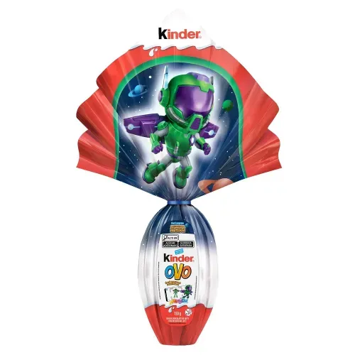 Ovo de Páscoa Kinder Maxi Surpresas do Espaço 150g