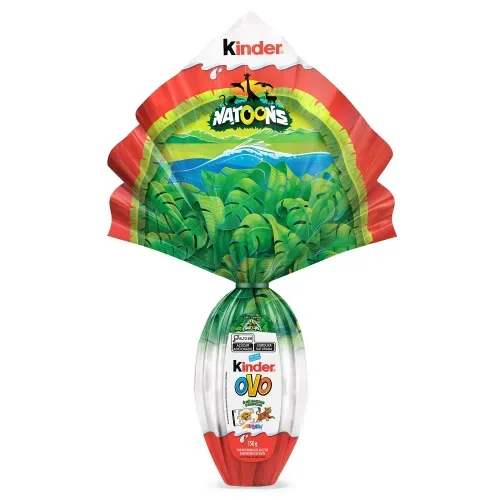Ovo de Páscoa Kinder Maxi Natoons 150g