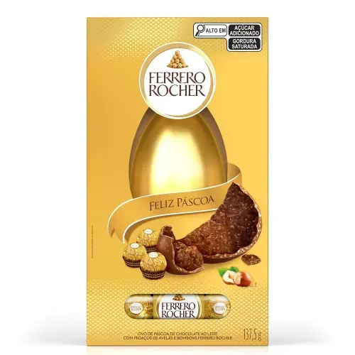 Ovo de Páscoa Ferrero Rocher em Caixa 137,5g